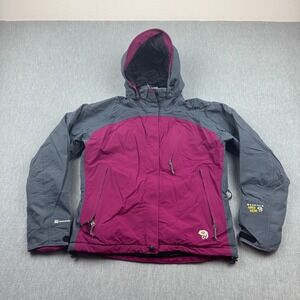 Mountain Hardwear Jacket‎ Womens 6 Pink Full Zip Ski Snowboard Rain Hooded Coat